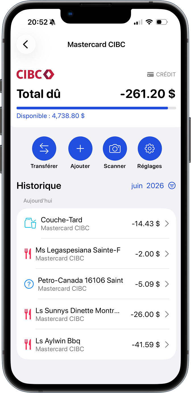 Chaque carte, chaque marge, au même endroit.